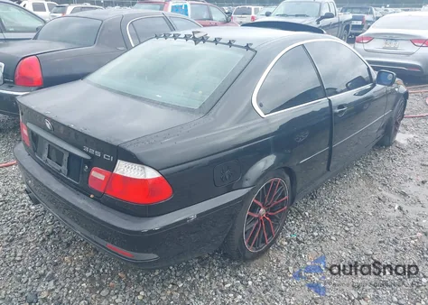 2005 BMW 325Ci z USA, uszkodzony, nr VIN WBABD334X5PL07426